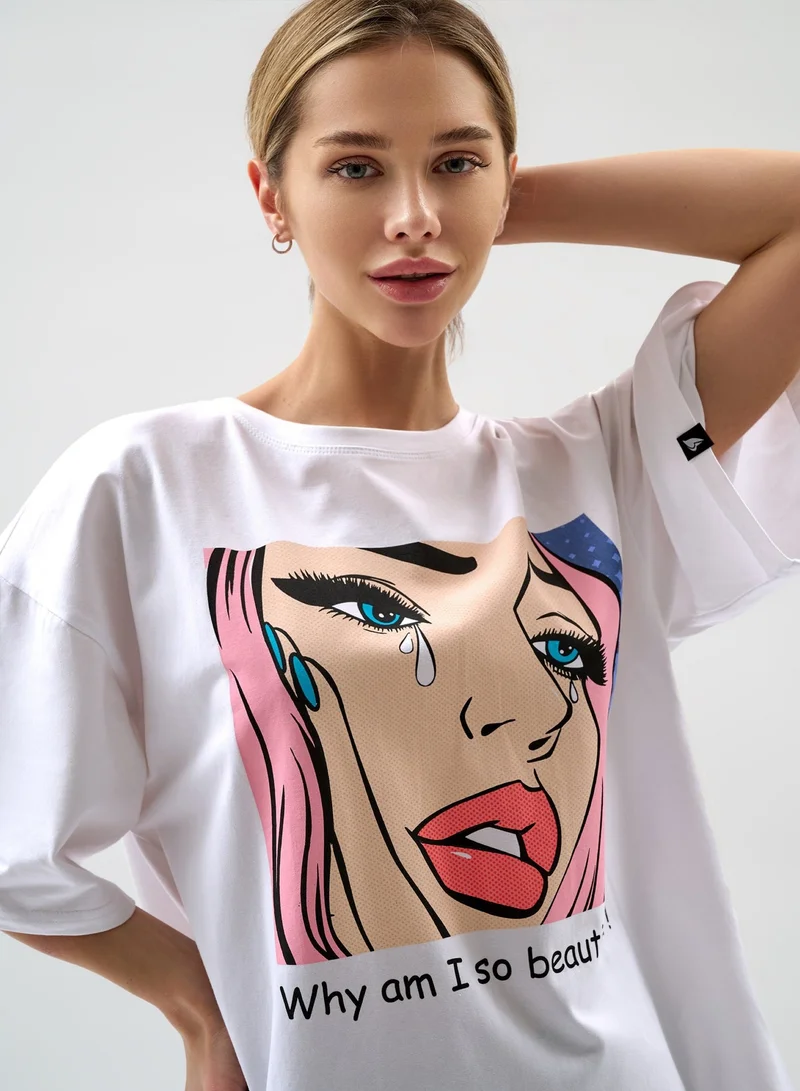 بونا فيدي تيشيرتات بونا فايد للنساء - بلوزات صيفية نسائية - تيشيرت مريح بأكمام قصيرة